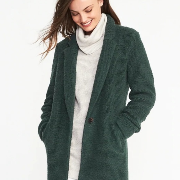 Old Navy Jackets & Blazers - Dark green textured coat